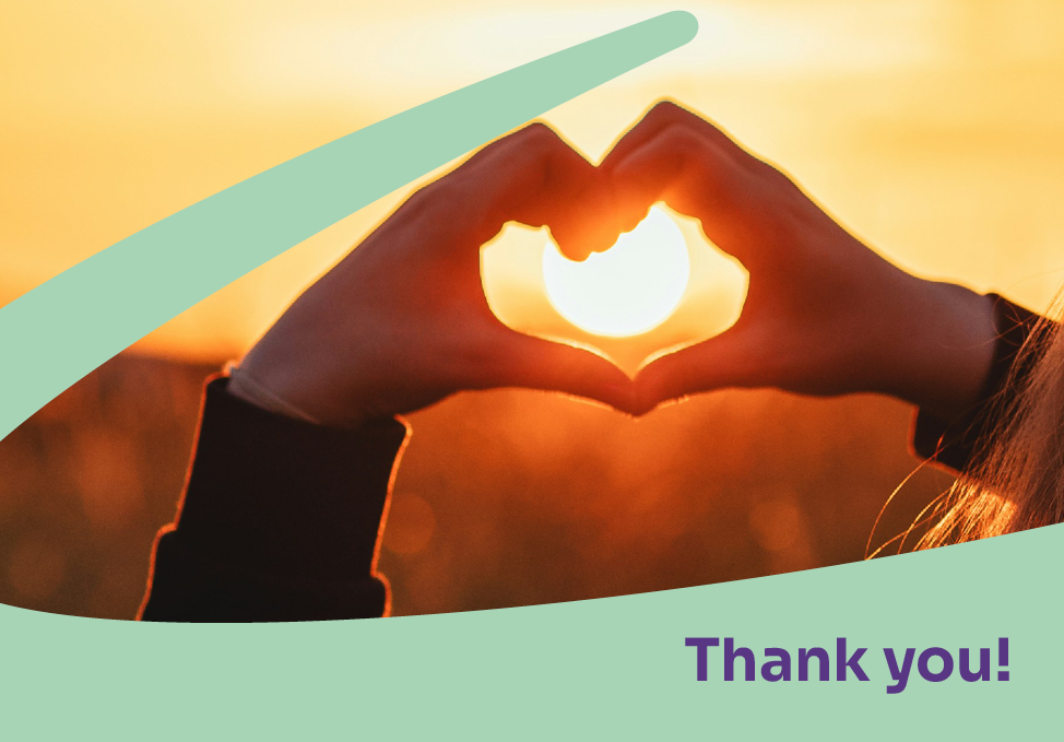 Postkaart Thank you (enkele kaart)